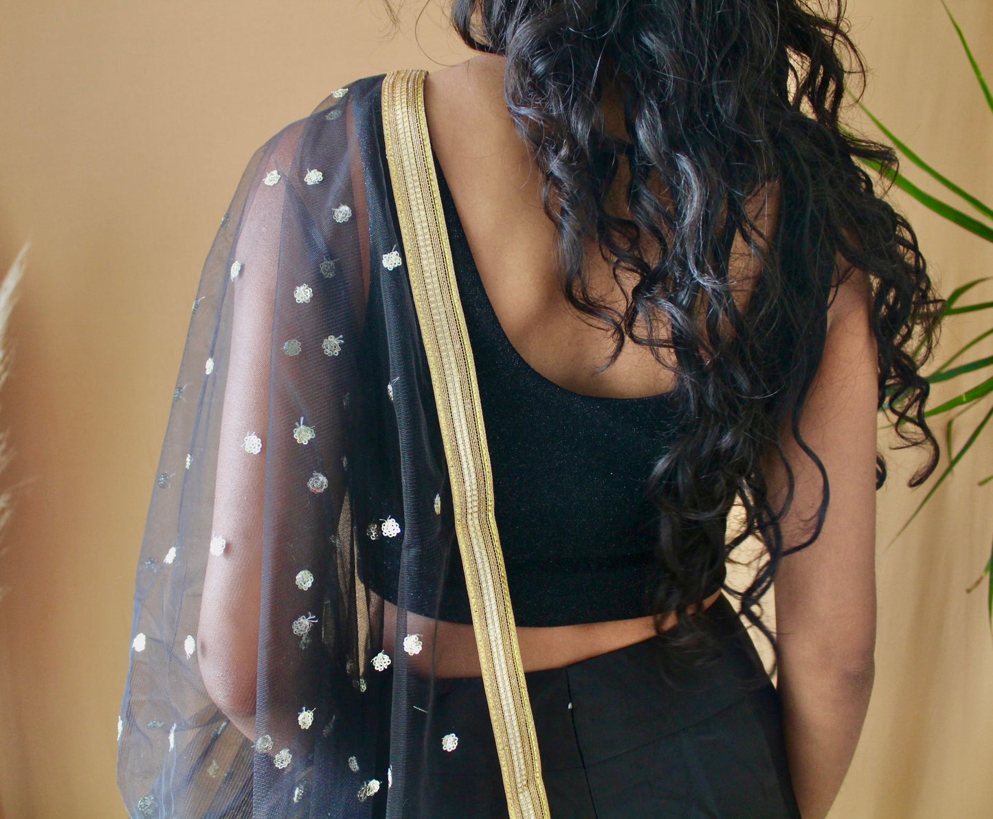The Stardust Sleeveless Sari Blouse - Khushey